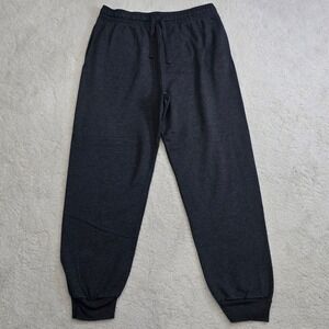 Hanes Ecosmart Mens XL Charcoal Gray Sweatpants Joggers Cotton/Poly Pockets
